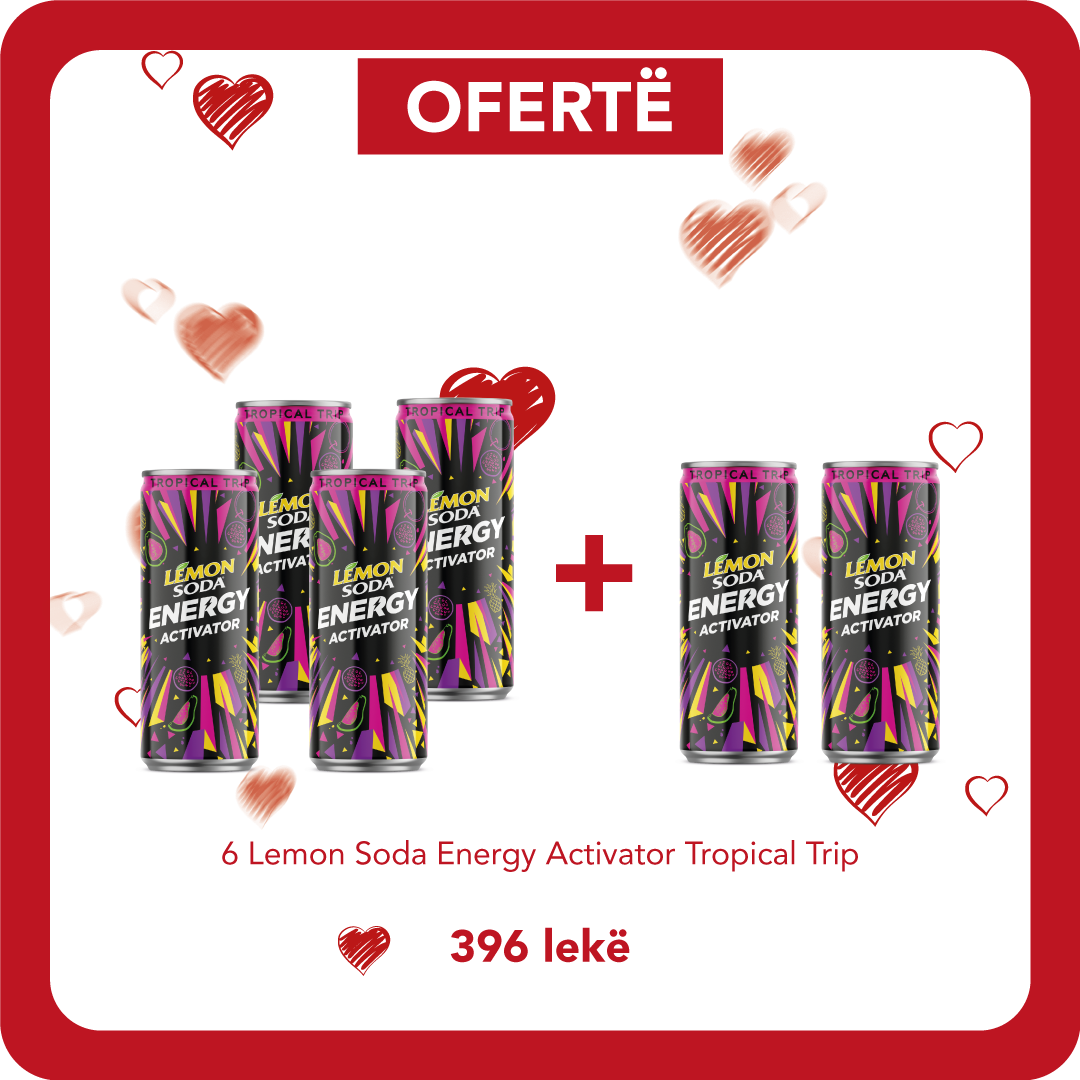 Pije energjike me sodë limoni Tropikale Kanace 0.33L (6 cope)