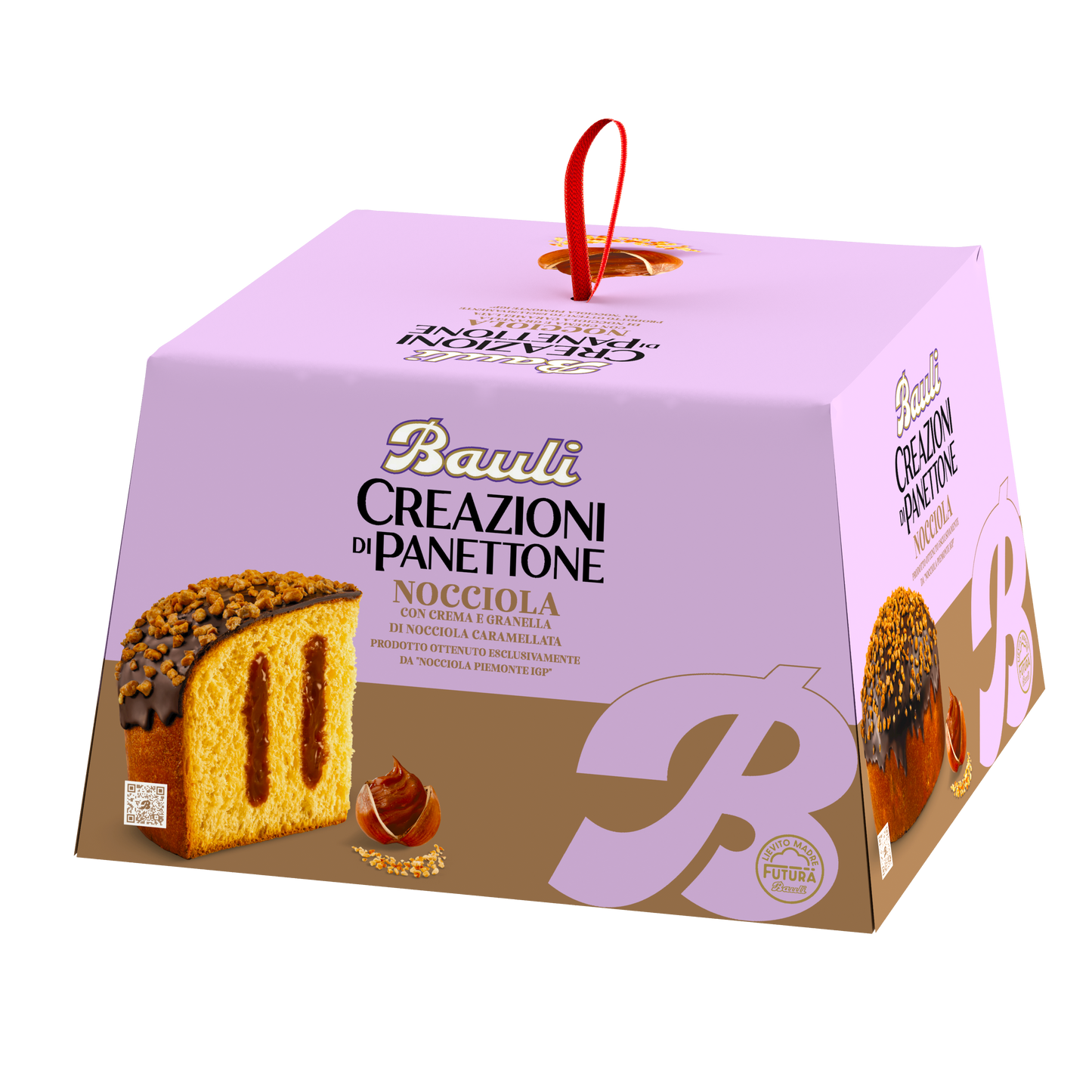 Bauli Panettone me Lajthi Piemonte Kuti 750gr