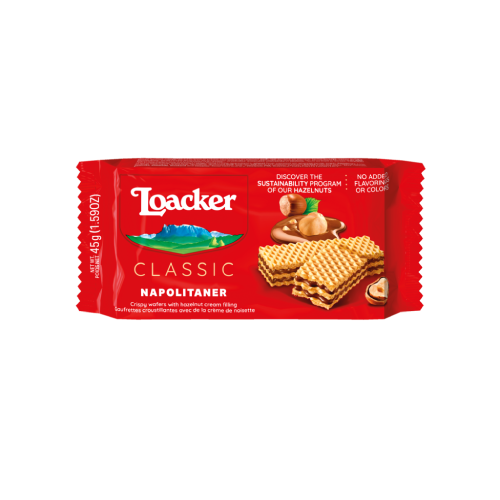 Loacker Vafer Klasik Napolitaner Paketim 45Gr