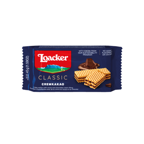 Loacker Vafer Klasik Kremkakao Paketim 45Gr