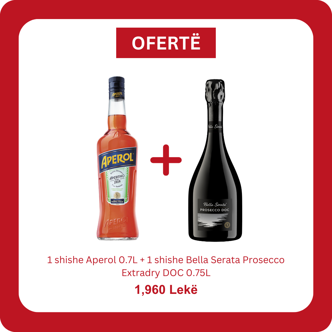 1 Aperol 0.7L + 1 Bella Serata Prosecco Extradry DOC 0.75L