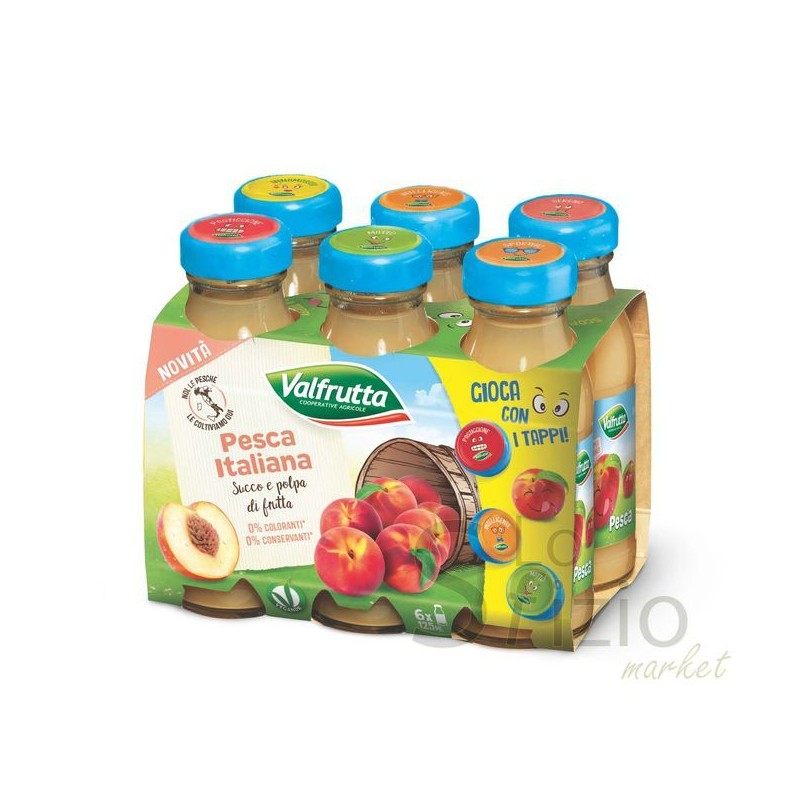 Valfrutta Lëng Pjeshkë Shishe 125ml