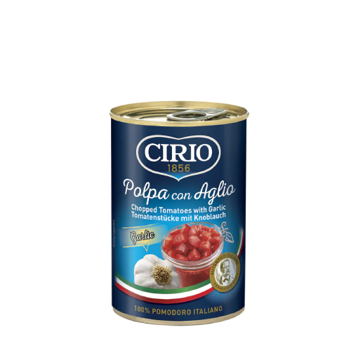 Cirio Salcë Tul Domatesh me Hudhër Kanaçe 400Gr