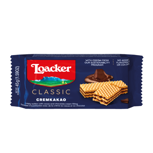 Loacker Vafer Klasik Kremkakao Paketim 90Gr