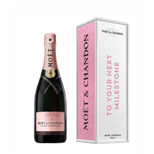 Moet & Chandon Rose Imperial Milestones 0.75L Gift Pack
