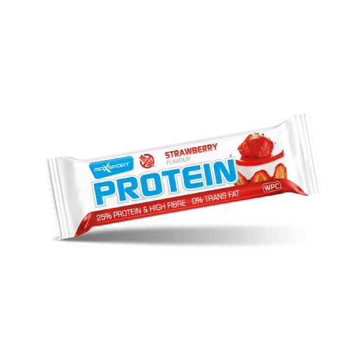 MaxSport Protein - Çokollatë Proteinike me Luleshtrydhe 50gr