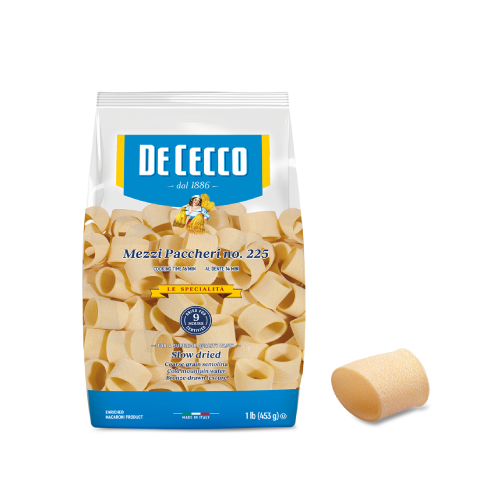 De Cecco Pasta Mezzi Paccheri Rigati Paketim 500Gr