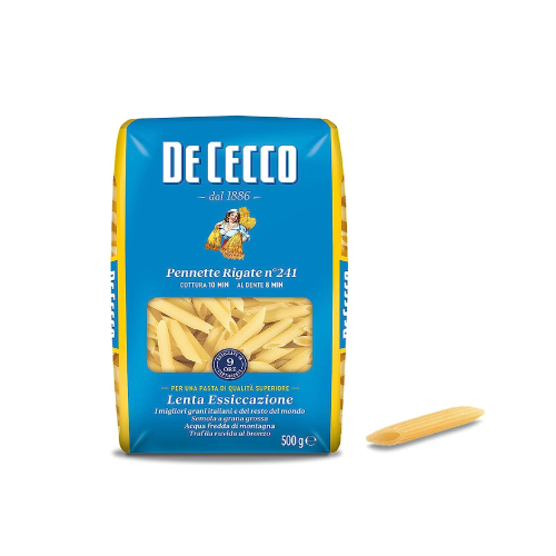 De Cecco Pasta Mezze Penne Rigate Paketim 500Gr