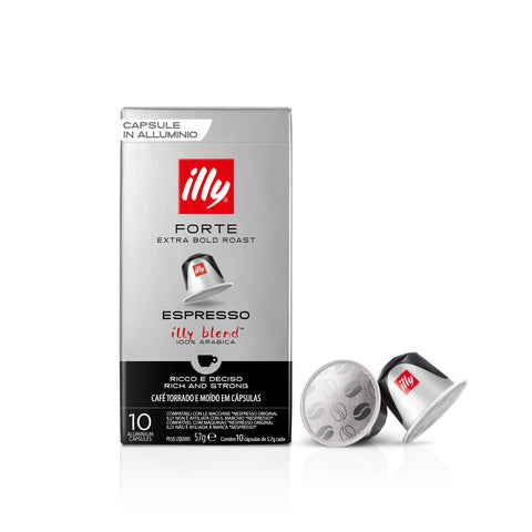 illy Kapsula Kafeje Compatible - Forte 10 copë