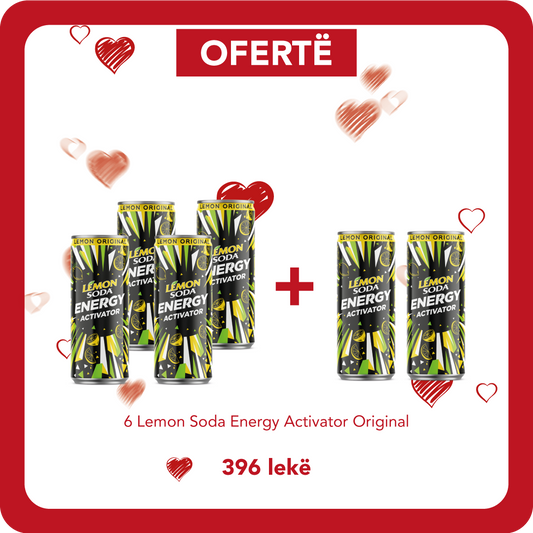 Lemon Soda Energy Drink Origjinal Kanace 0.33L (6 cope)