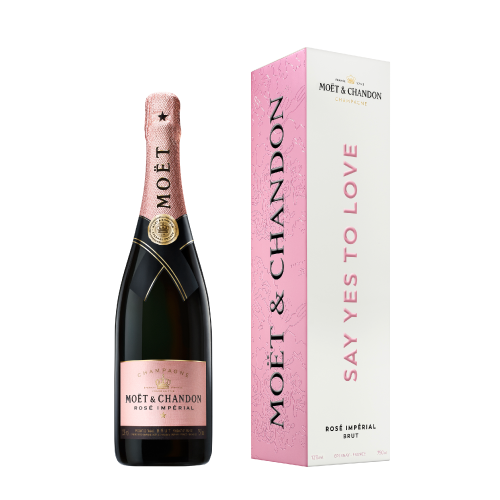 Moët & Chandon Rose Imperial Gift Pack Say Yes to Love 2023 0.75L