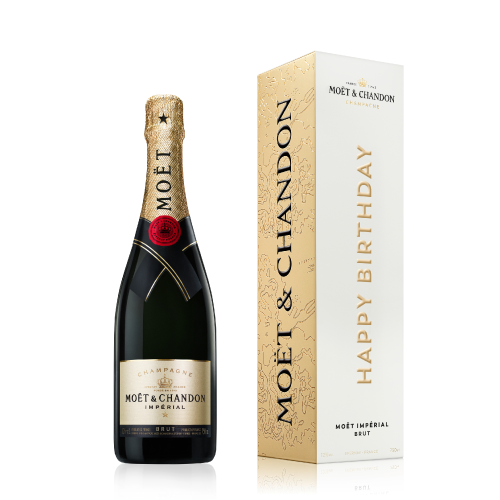 Moet & Chandon Imperial Brut Gift Box Happy Birthday 0.75L