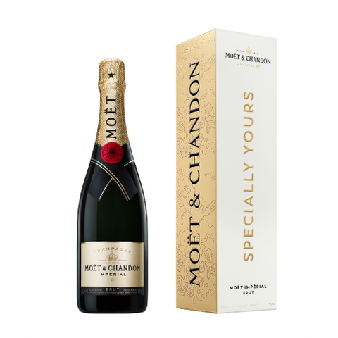 Shampanjë Moët & Chandon Brut Impérial " Pack Yours" 2023 0.75L, 12%