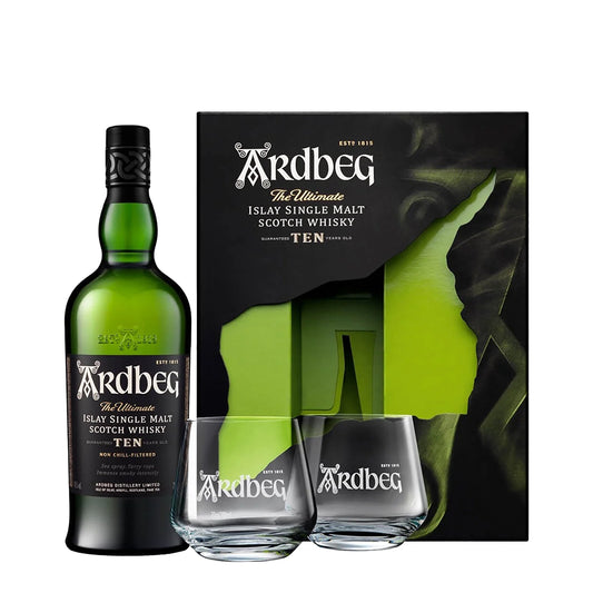 Ardbeg Scotch Whisky 10 Vjecar 0.7l Gift Box Me 2 Gota 46%
