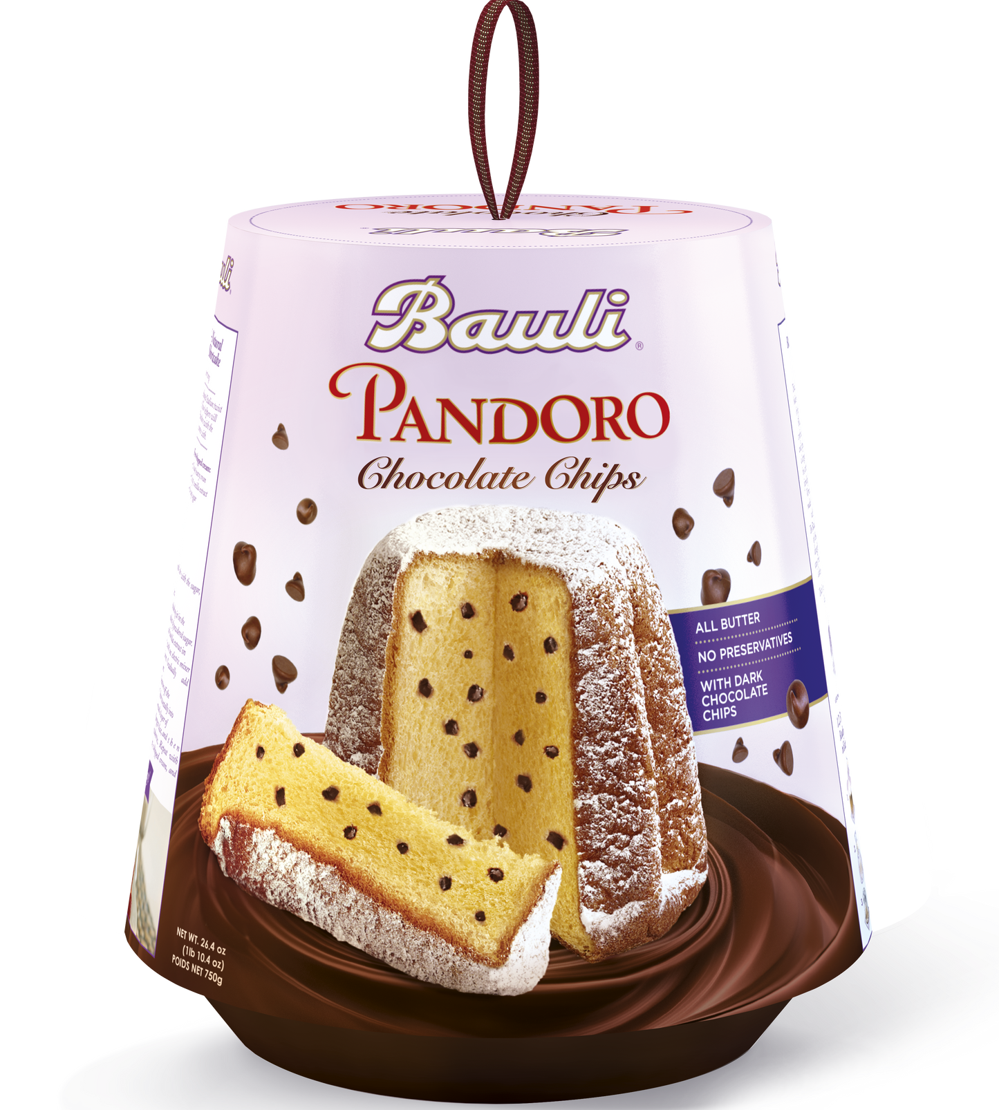BAULI Pandoro Cokollate Kuti 750Gr