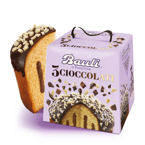 Bauli il Panettone 3 Cioccolati 750gr