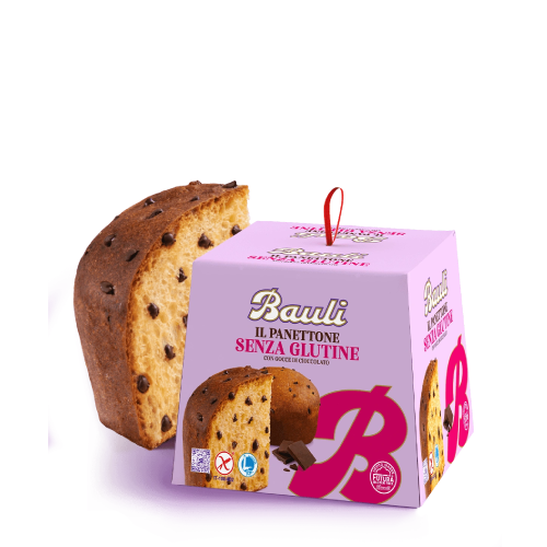 Bauli Panettone Pa Glutine Me Copeza Cokollate Kuti 400gr