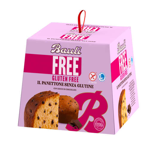 Bauli Panettone Pa Glutine Me Copeza Cokollate Kuti 400gr X8cp