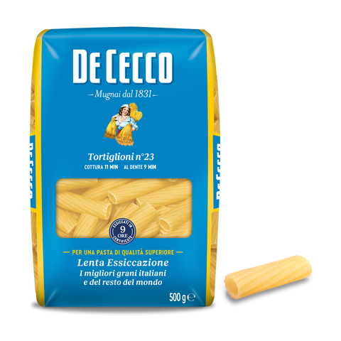 De Cecco Pasta Tortiglioni no. 23, Packaging 500Gr
