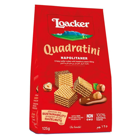 Loacker Vafer Quadratini Napolitaner Paketim
