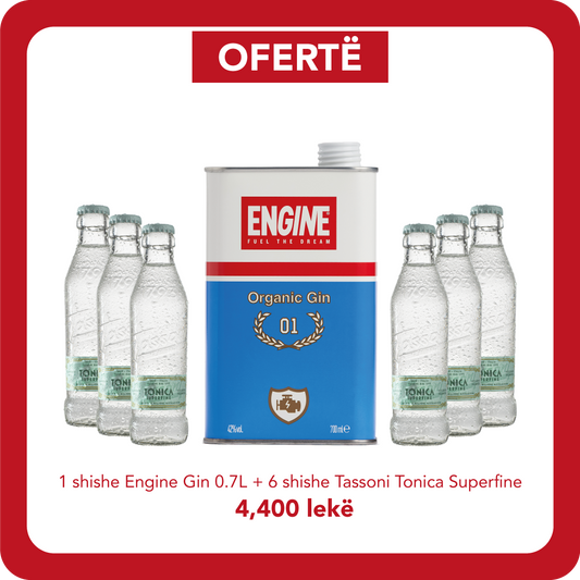 1 Engine Gin 0.7L + 6 shishe Tassoni Tonica Superfine 0.18L