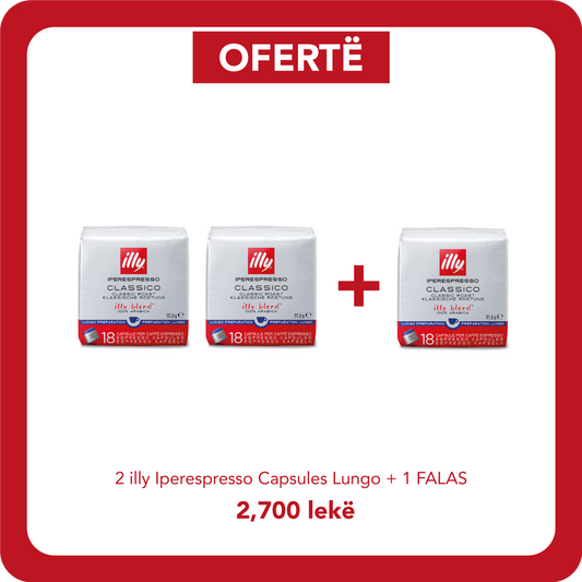 2 illy Iperespresso Home Caps Lungo + 1 pako FALAS