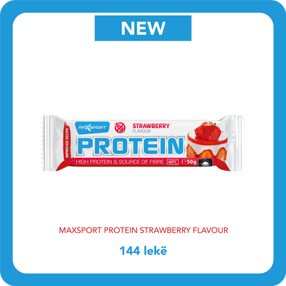 MaxSport Protein - Çokollatë Proteinike me Luleshtrydhe 50gr