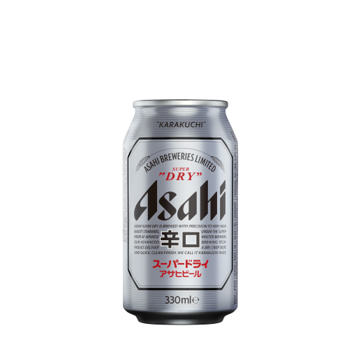 Asahi Super Dry Birrë Bjonde Kanaçe 0.33L