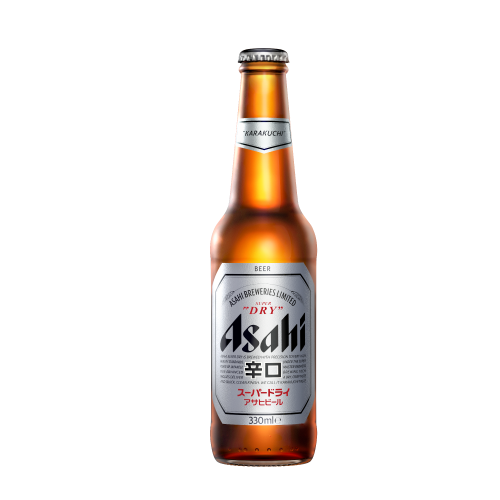 Asahi Super Dry Birrë Bjonde Shishe 0.33L