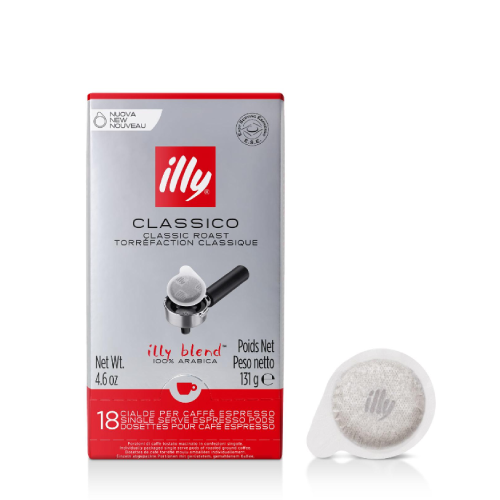 illy Classico Single Serve E.S.E Pods - 18 Pods