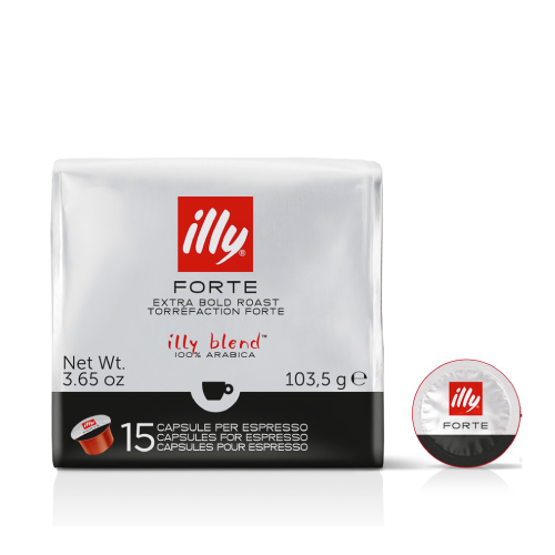 illy Espresso Forte Mps 90 Capsules - ( 1 Pack = 15 Pcs)