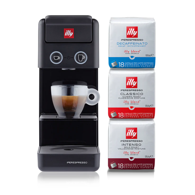 Y3.3 Makinë për Espresso & Kafe Nera + 54 kapsula
