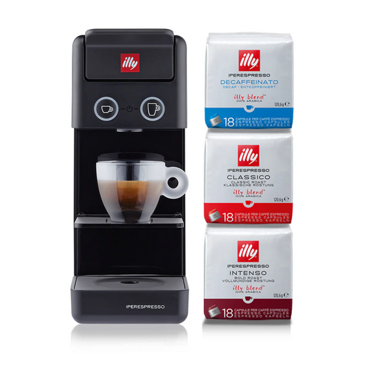Y3.3 Makinë për Espresso & Kafe Nera + 54 kapsula
