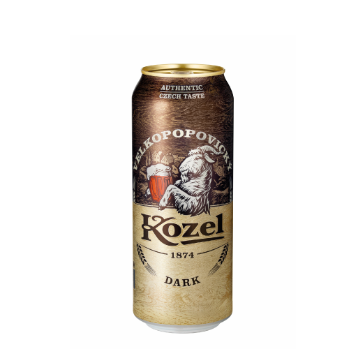 Kozel Dark Birrë e Zezë Kanaçe 0.5L