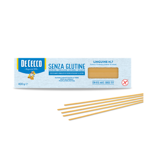 De Cecco Pasta Linguine no. 7 - Gluten Free, Packaging 400Gr
