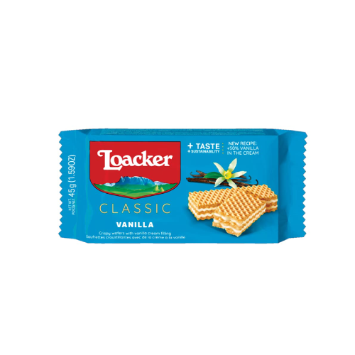 Loacker Vafer Klasik Vanilje Paketim 90Gr
