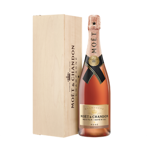 Shampanjë Moët & Chandon Rosé Impérial 0.75L, 12% (Kuti Dhuratë)