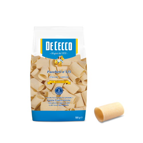 De Cecco Pasta Paccheri 125 Paketim 500Gr