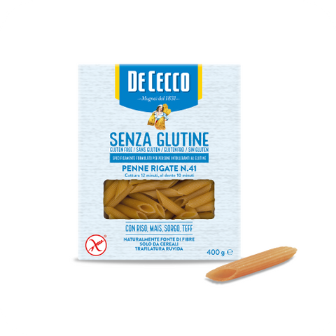 De Cecco Pasta Penne Rigate no. 41 - Gluten-Free, Packaging 400Gr
