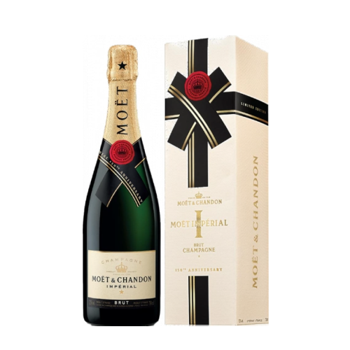 Moet &amp; Chandon Brut Imperial Eoy 2019 Shampanjë Kuti dhuratash 0,75L