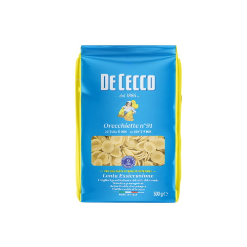 De Cecco Pasta Orecchiette 91 Paketim 500Gr