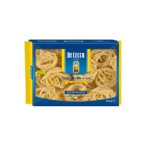 De Cecco Pasta Tagliatelle Nidi Di Semola Paketim 500Gr