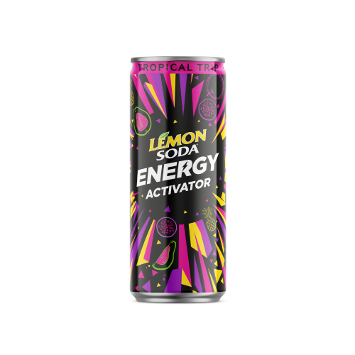 Lemon Soda Energy Drink Tropikale Kanaçe 0.33L